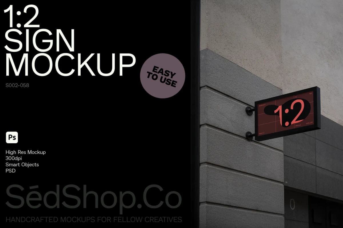 Sign Mockup S002-058
