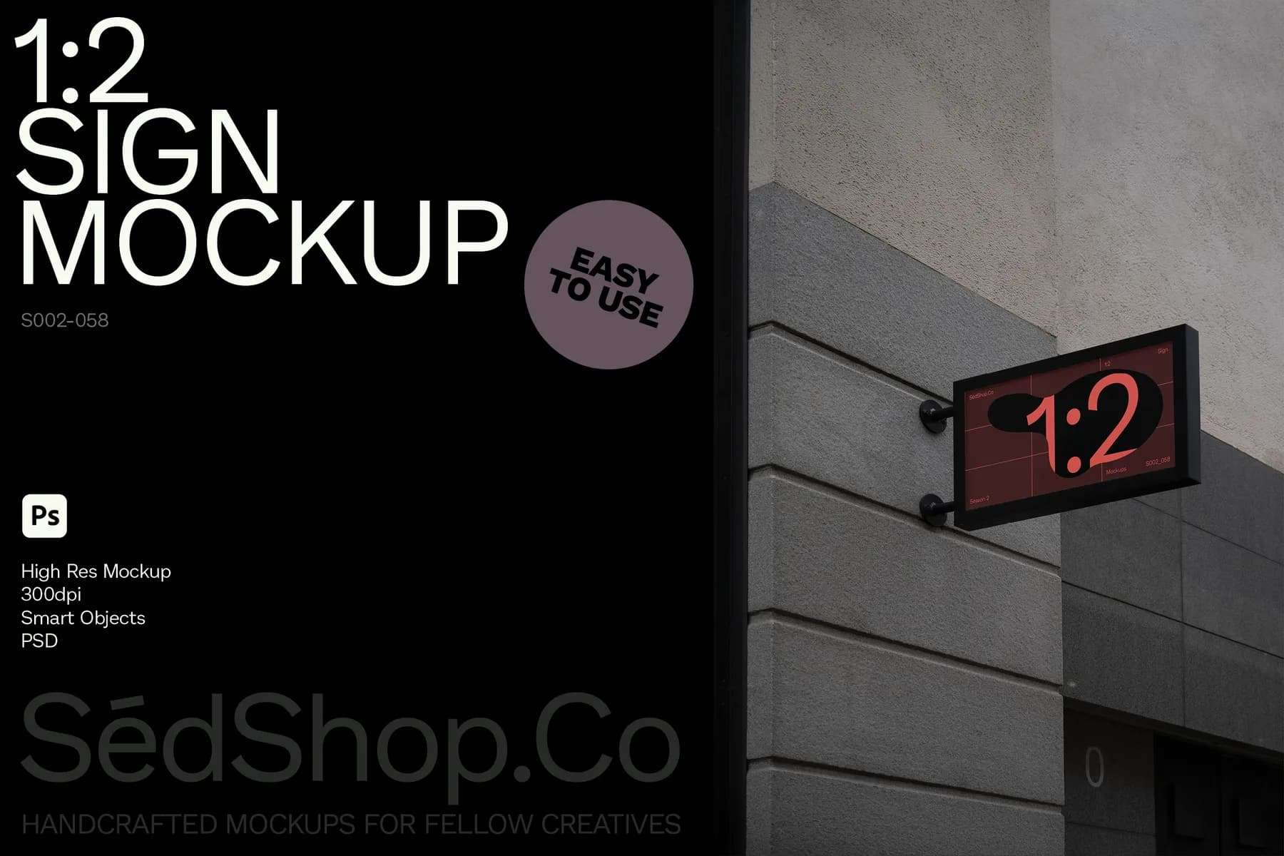 Sign Mockup S002-058
