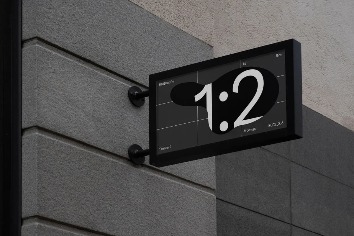 Sign Mockup S002-058