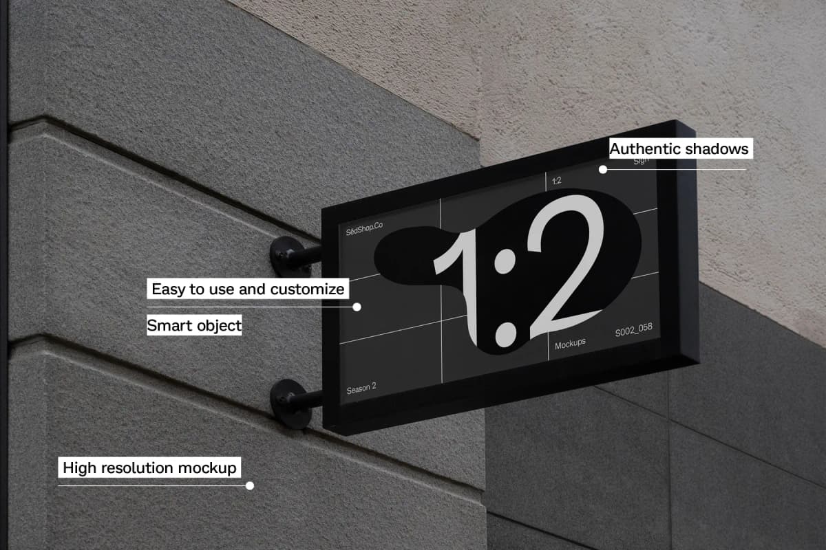 Sign Mockup S002-058