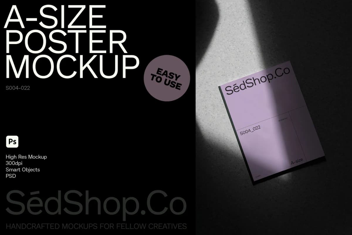 A-Size Paper Mockup S004-022