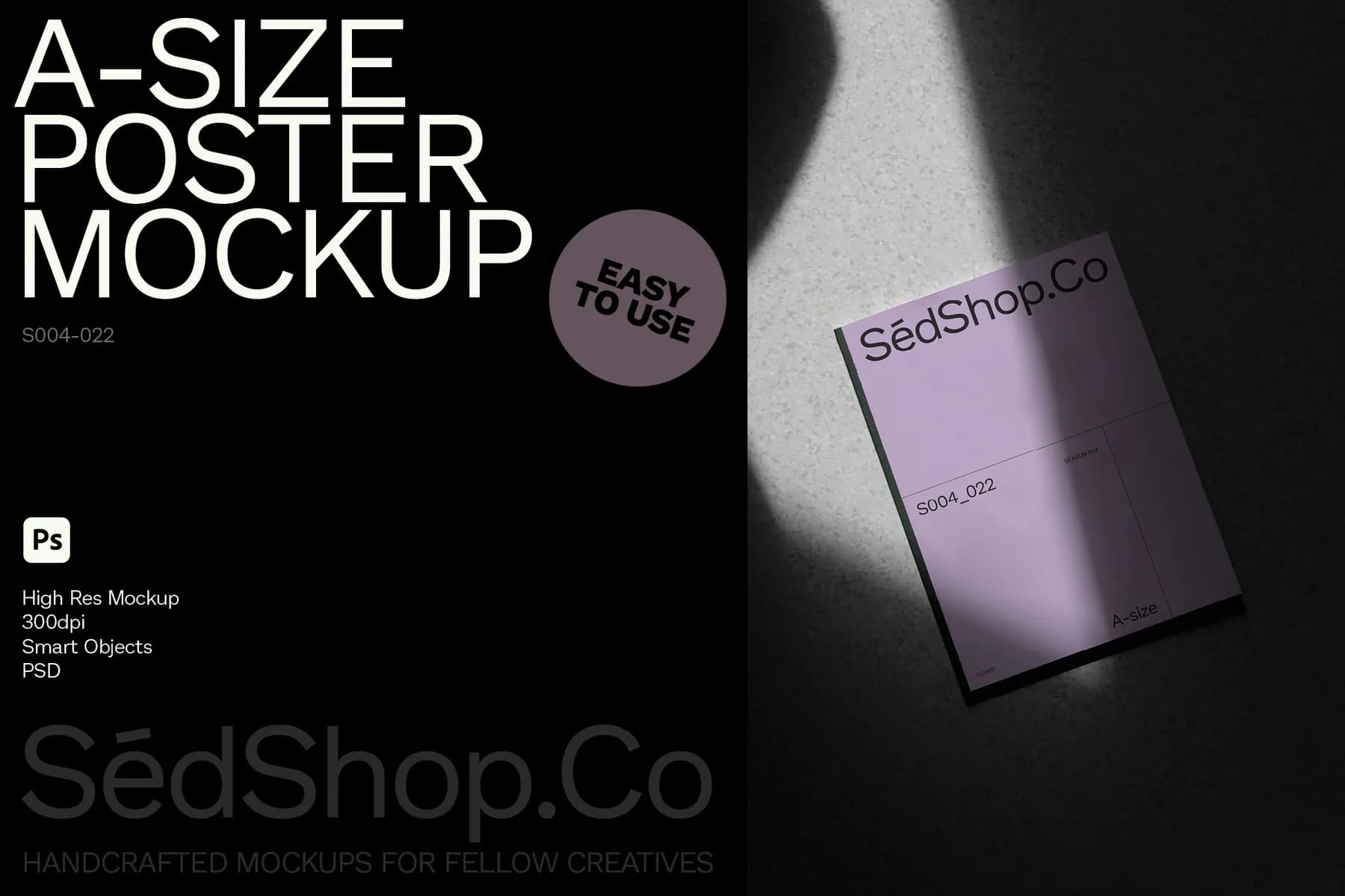 A-Size Paper Mockup S004-022