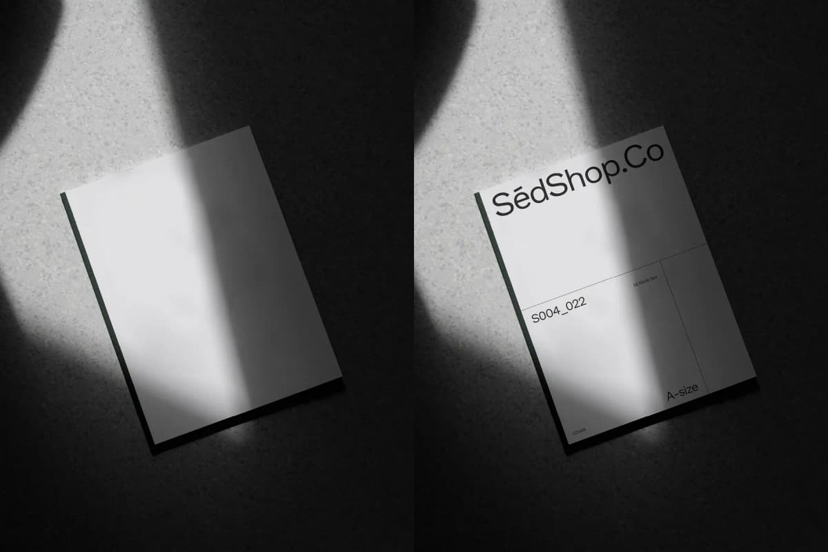 A-Size Paper Mockup S004-022