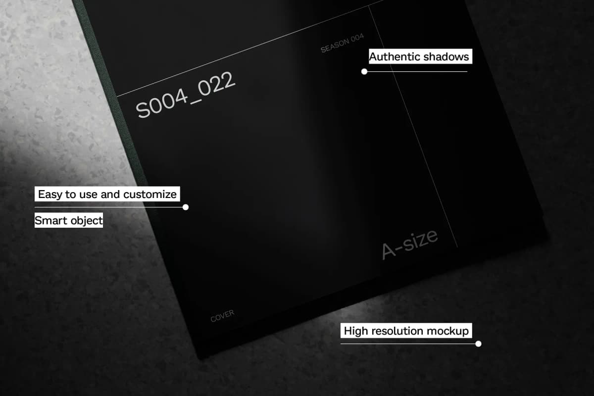 A-Size Paper Mockup S004-022