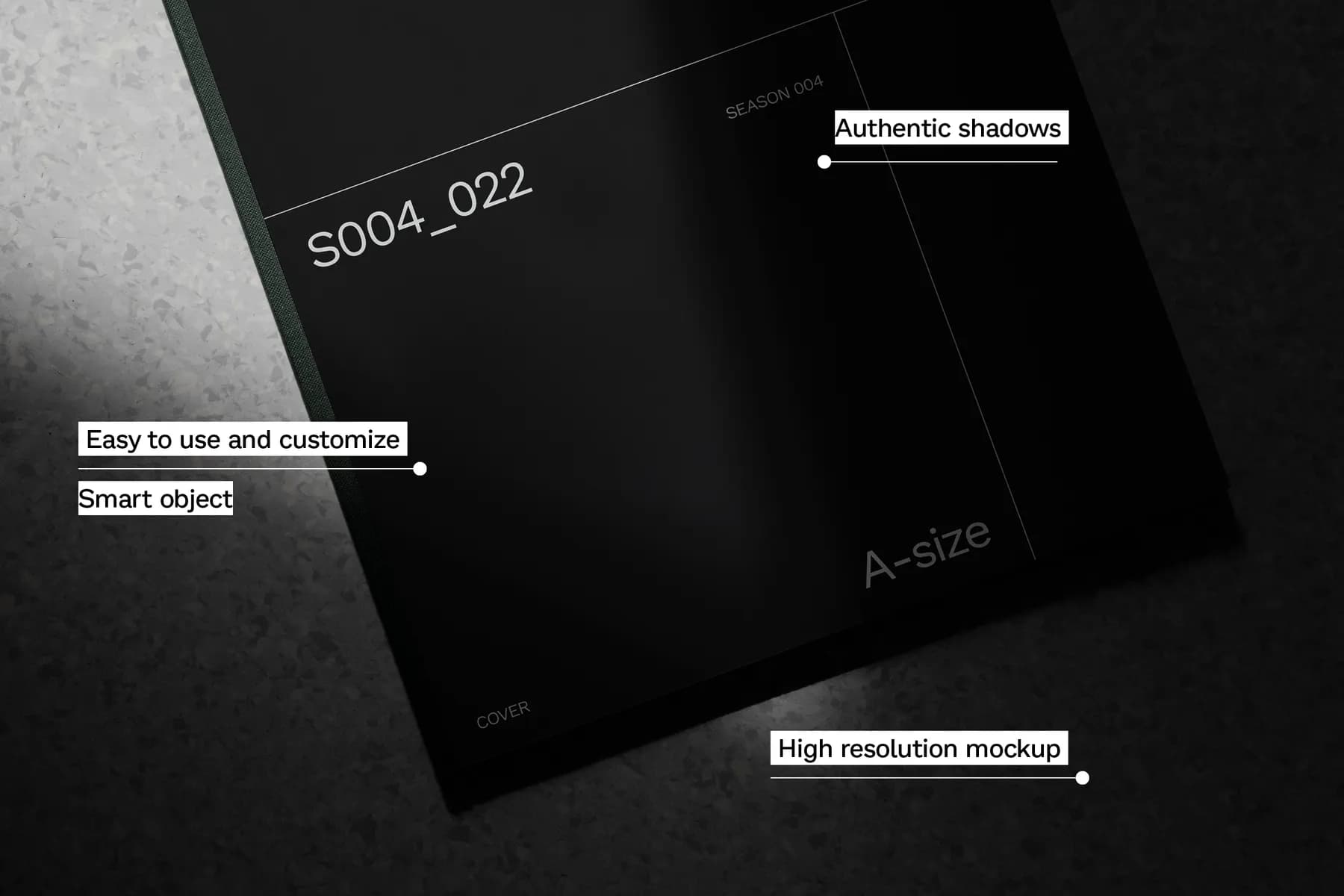A-Size Paper Mockup S004-022