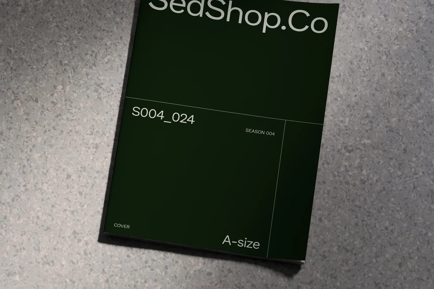 A-Size Print Cover Mockup S004-024