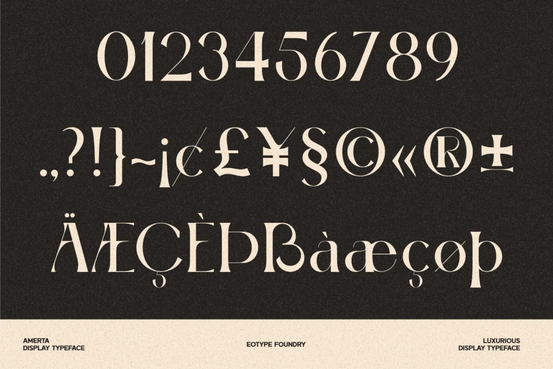 Amerta Display Font