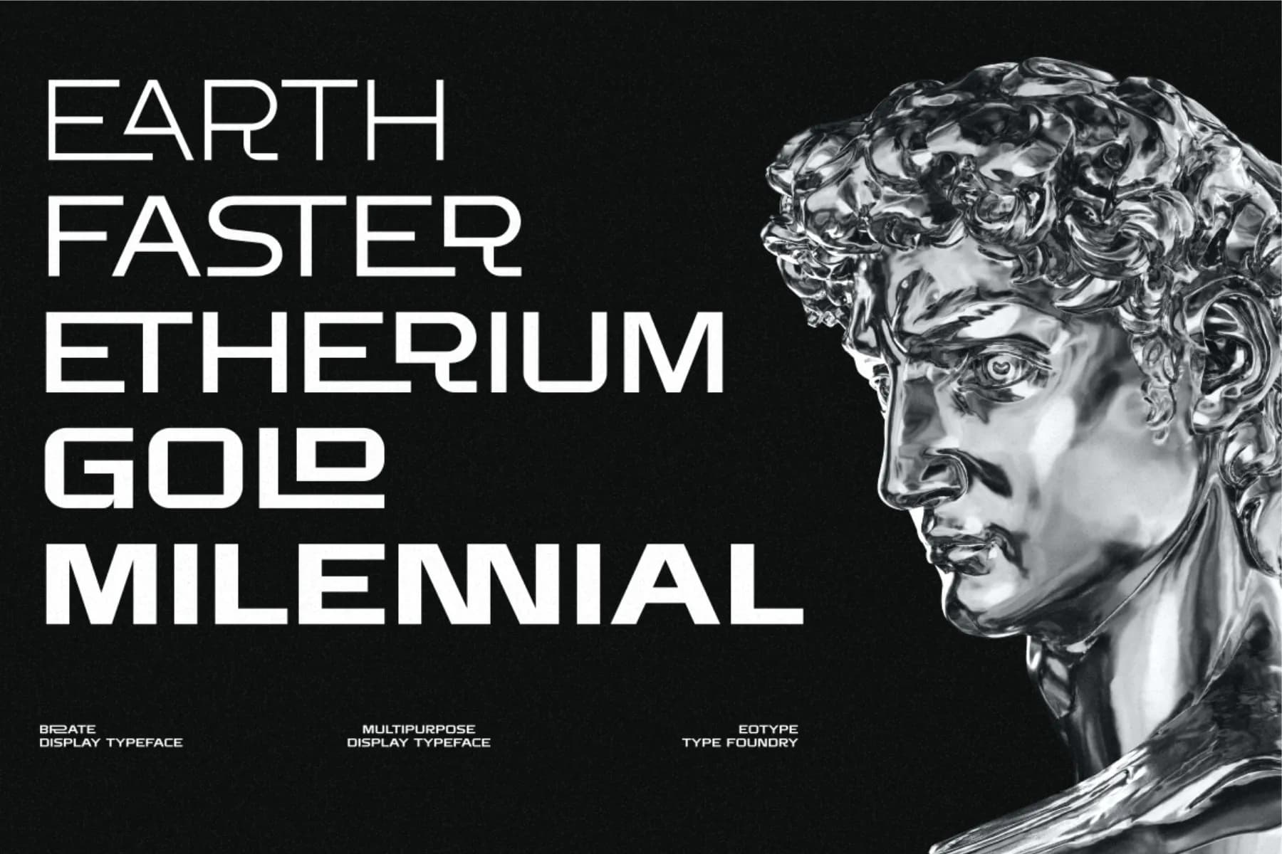 Brate Modern Grotesque Typeface