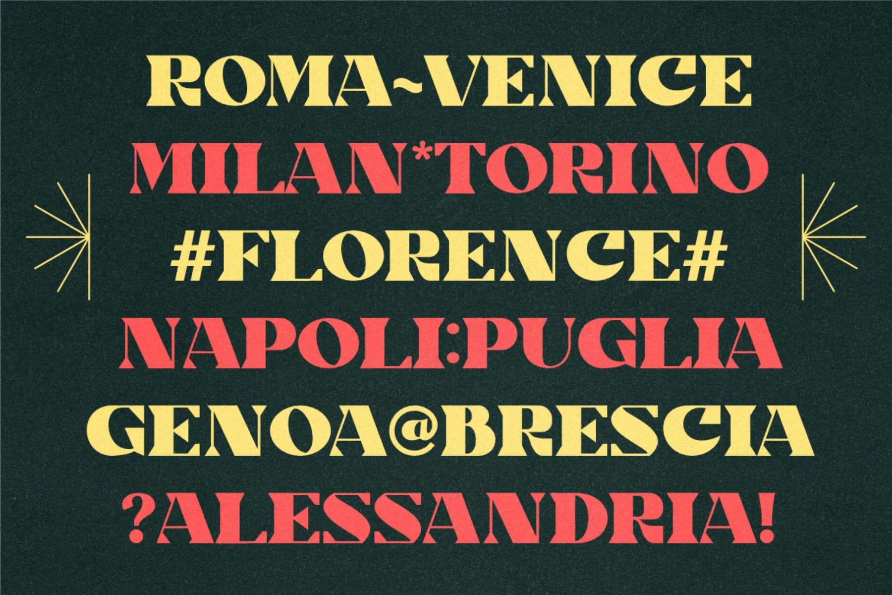 Cagila Display Font