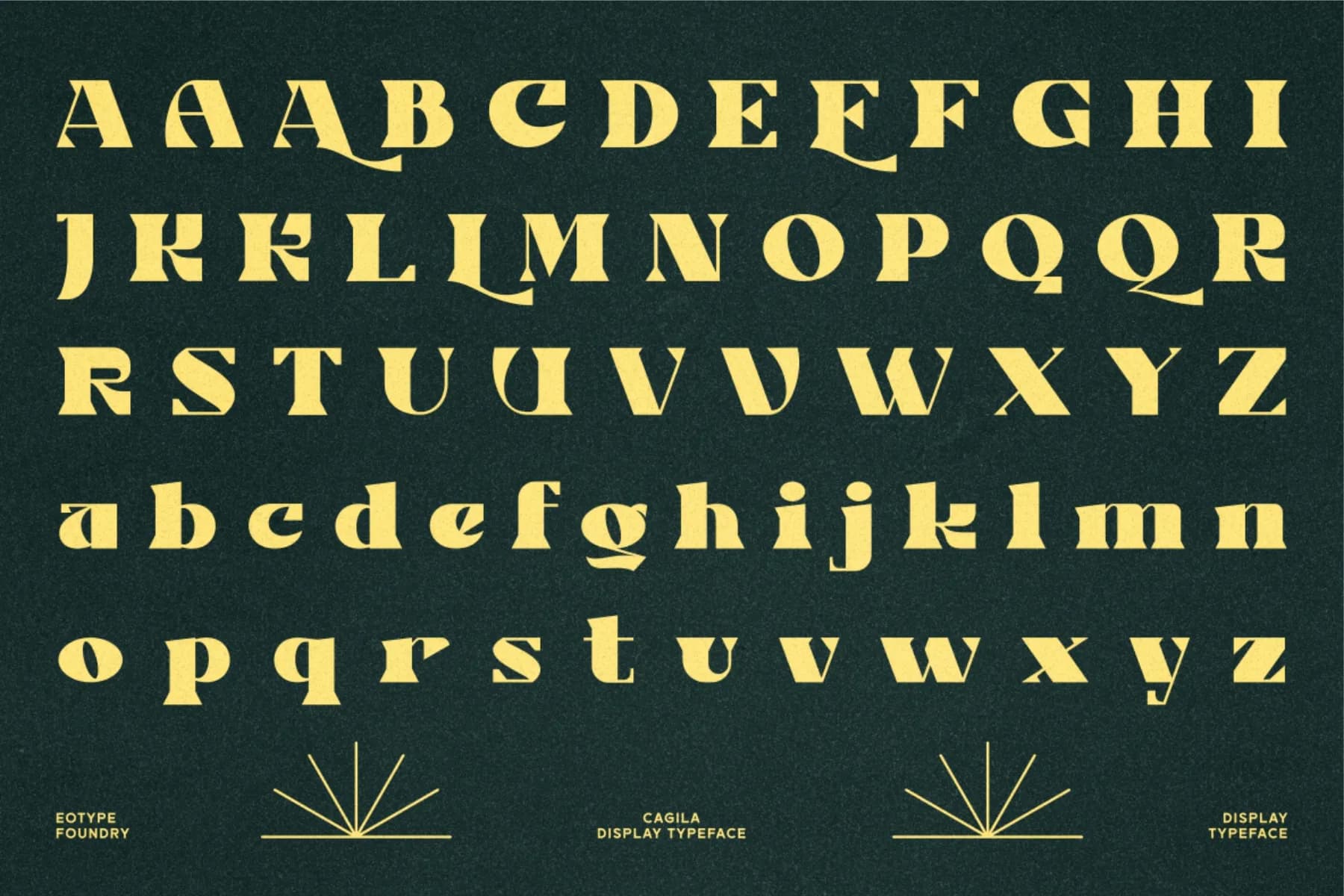 Cagila Display Font