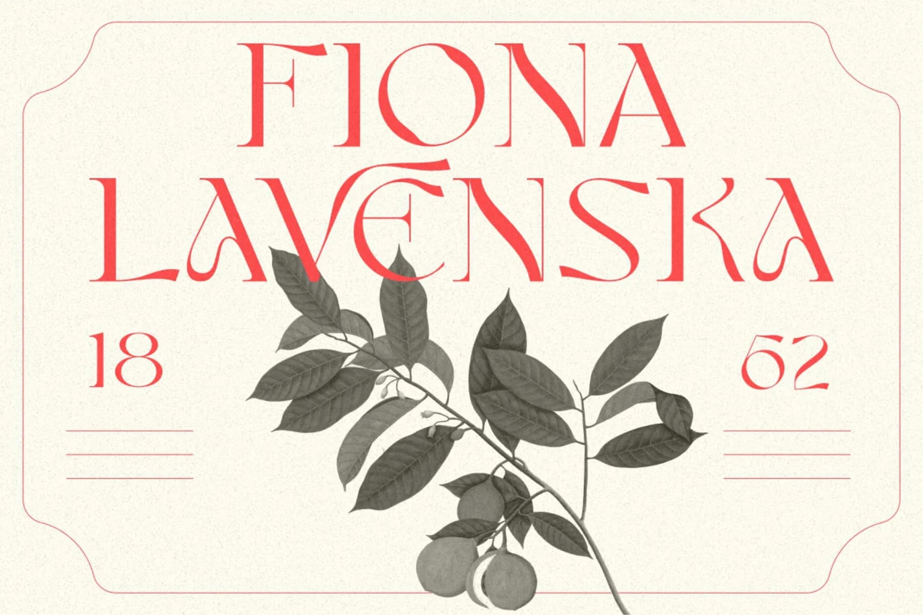 Ganora Decorative Font