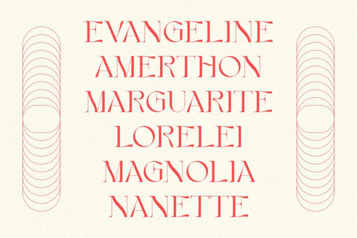 Ganora Decorative Font