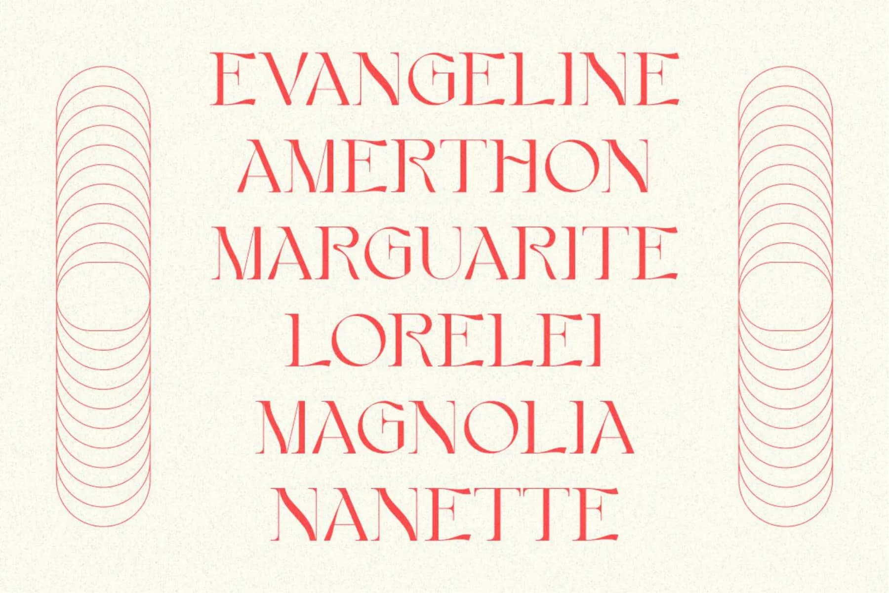 Ganora Decorative Font