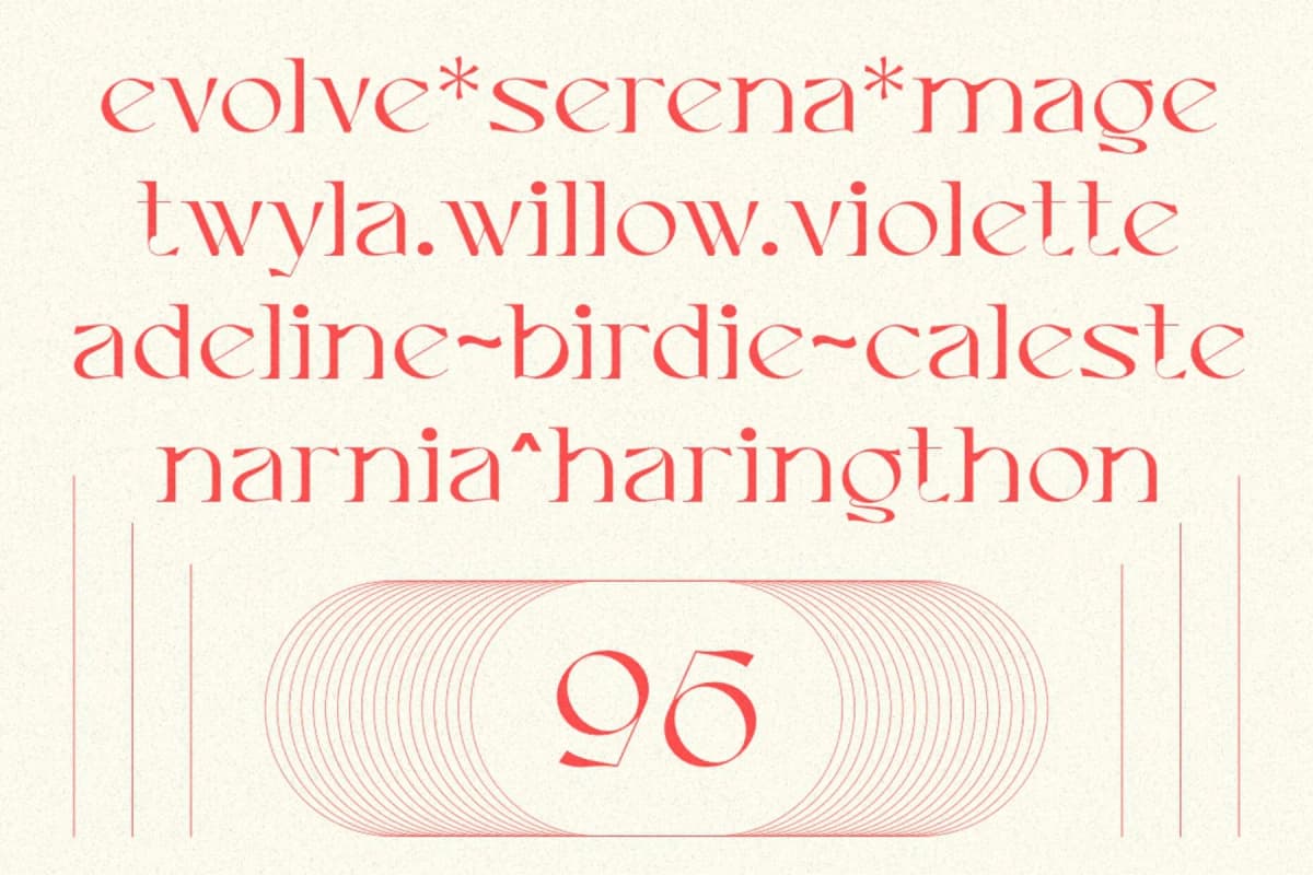 Ganora Decorative Font