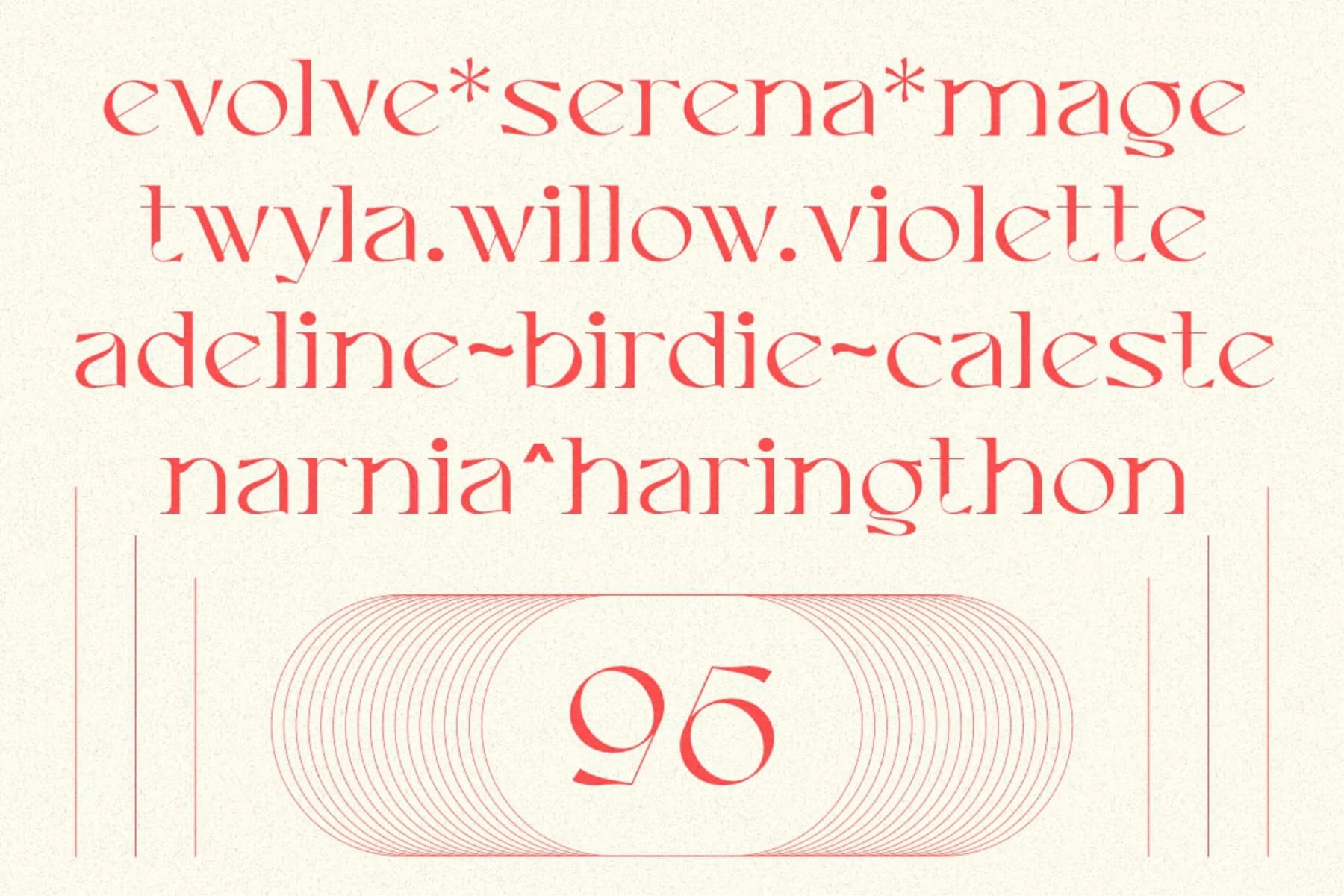 Ganora Decorative Font