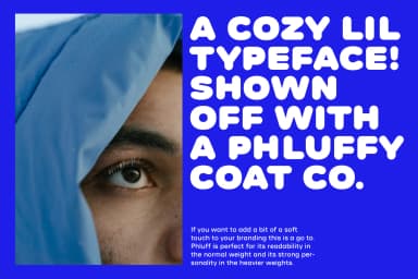 Phluff Round Variable Font Family