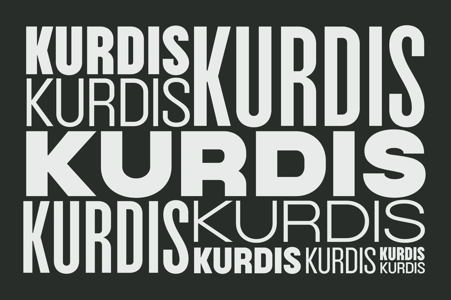 Kurdis Variable Font Family 30 Styles