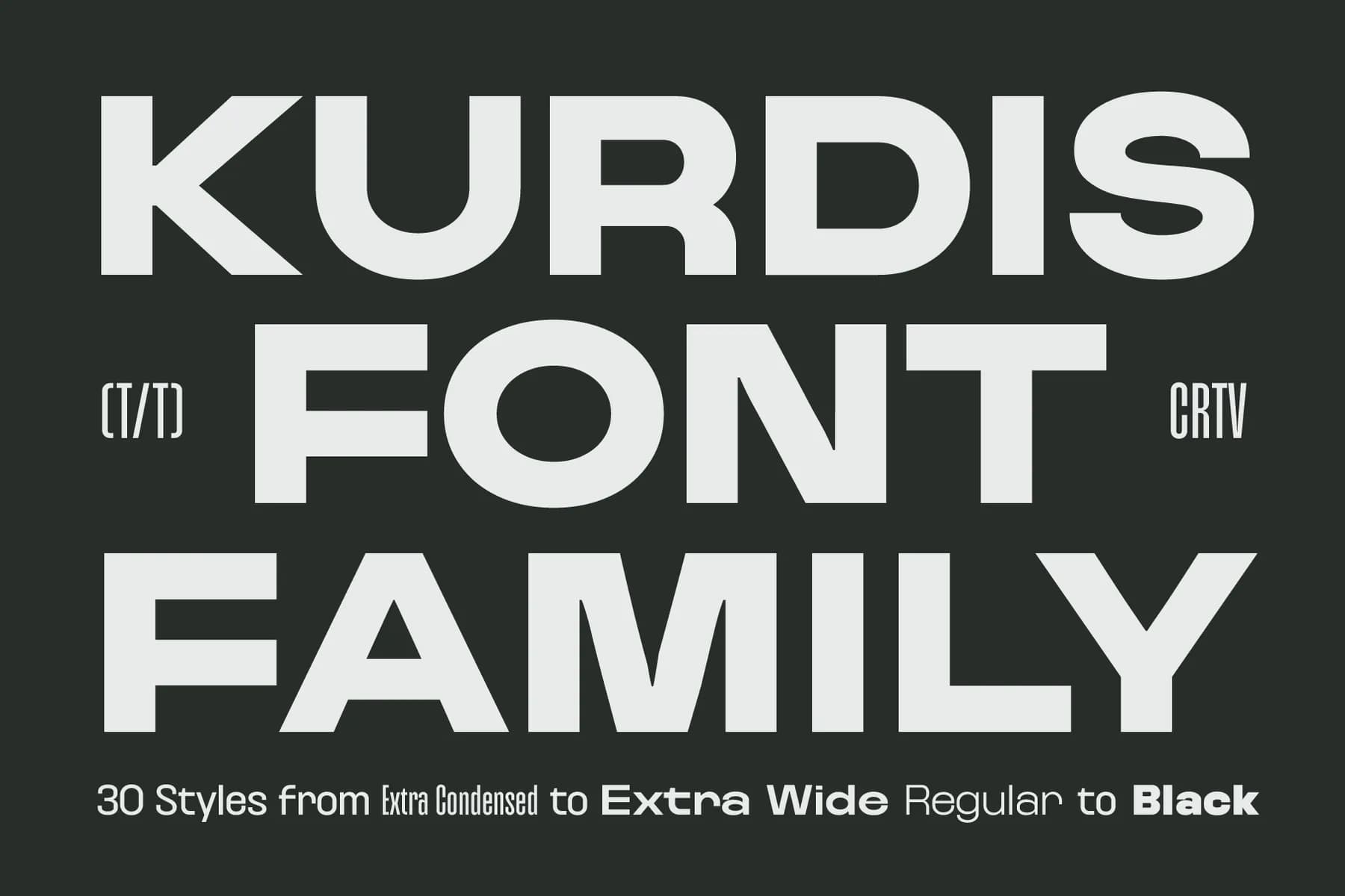 Kurdis Variable Font Family 30 Styles