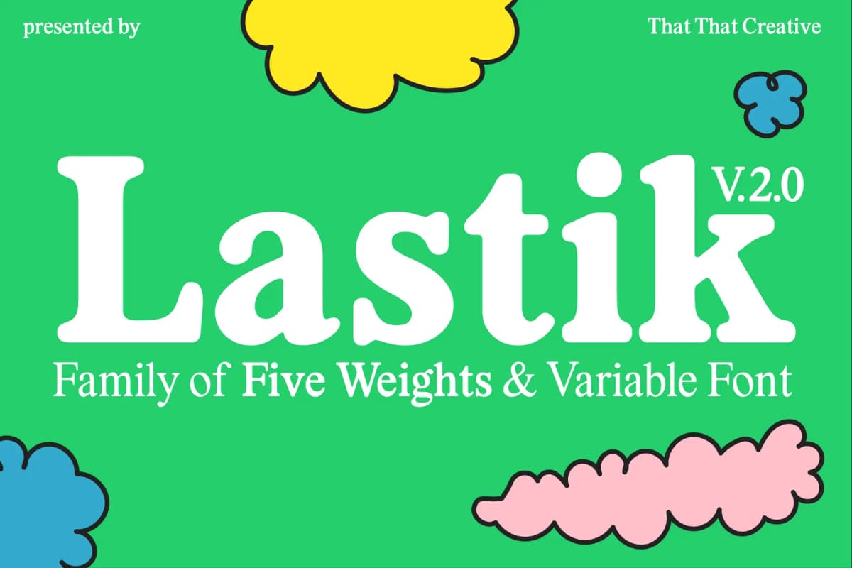 Lastik Soft Serif Variable Font