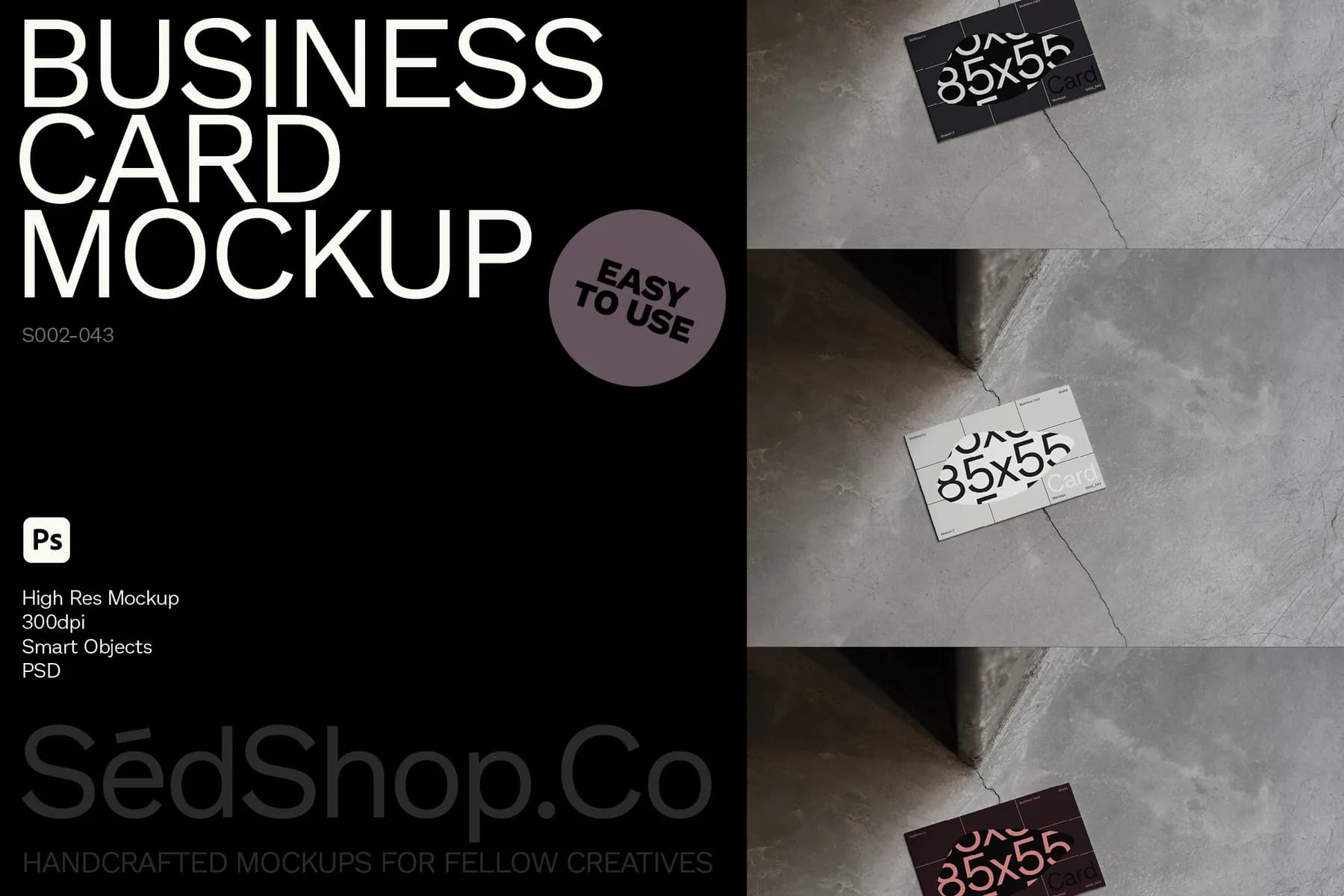 Business Card Mockup S002-043