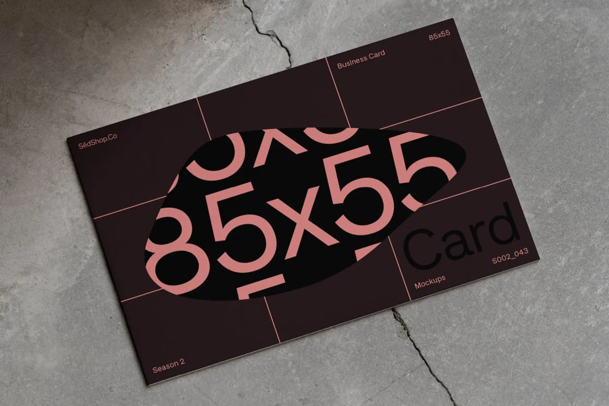 Business Card Mockup S002-043