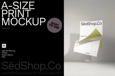 A-Size Print Mockup S005-001