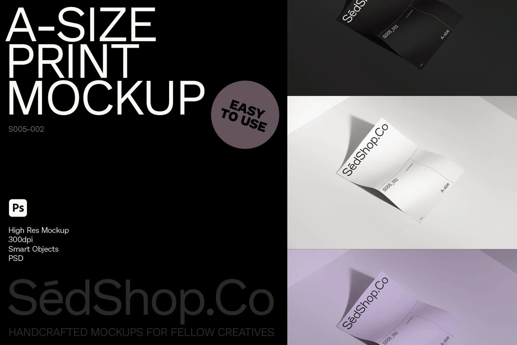 A-Size Print Mockup S005-002