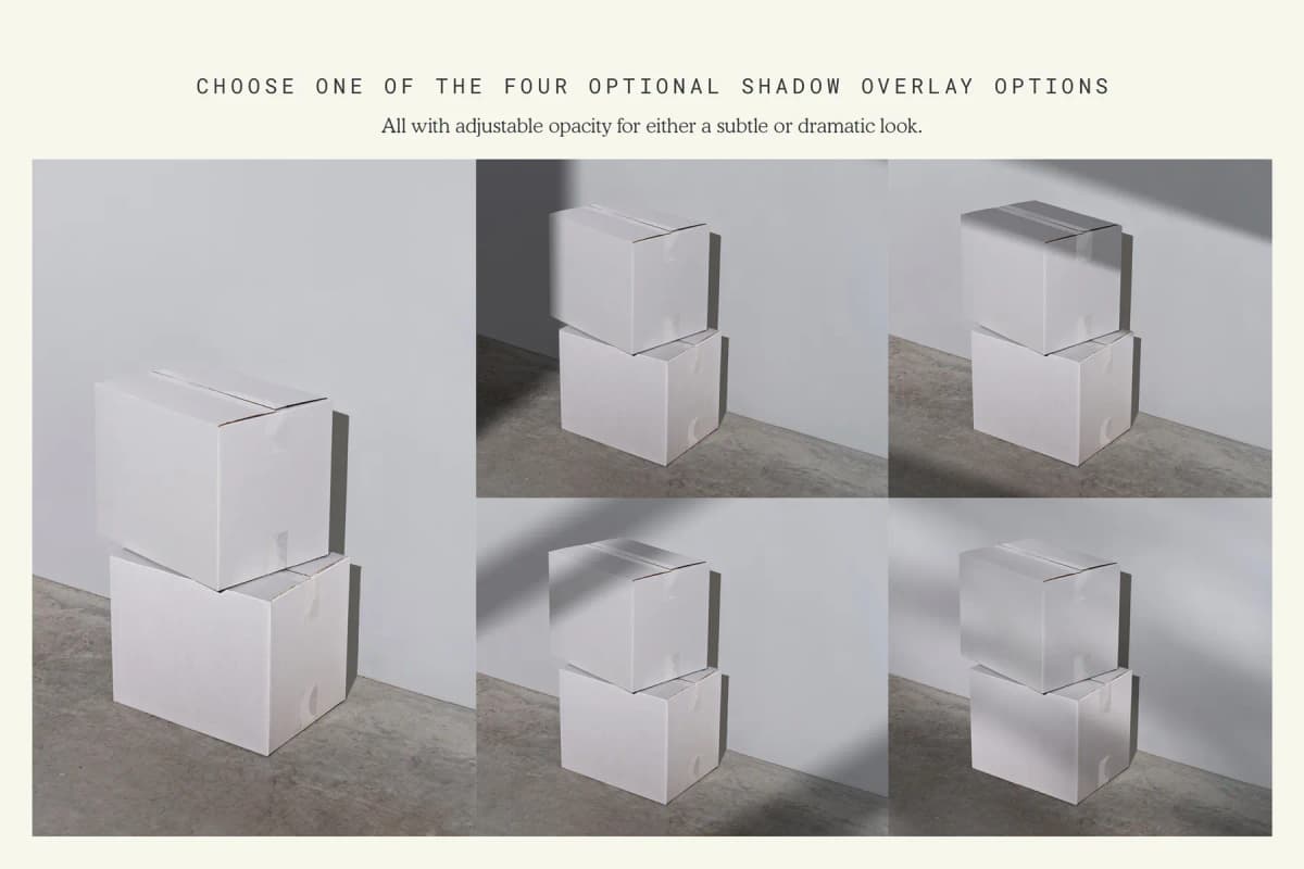 Shipping Box 01 Mockup