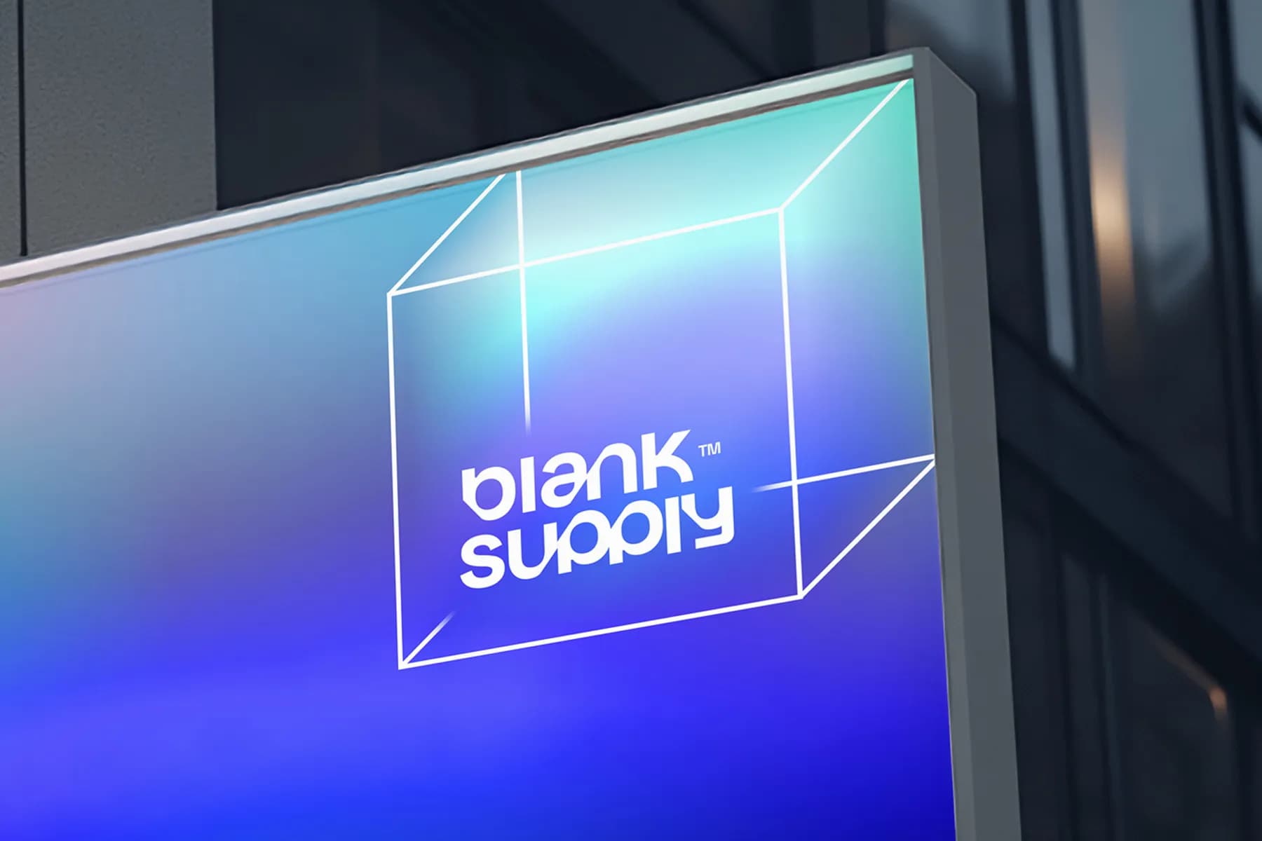Sign Mockup [Blank001]