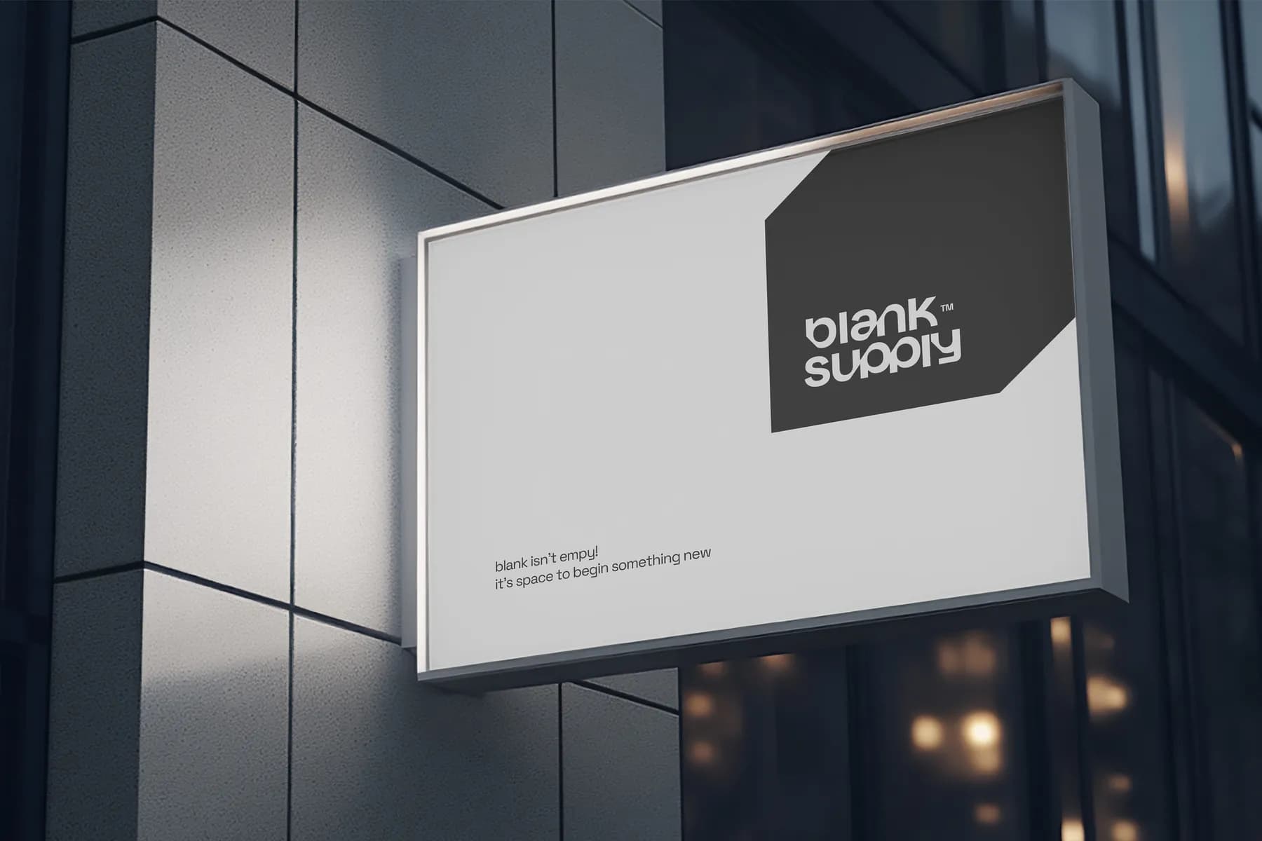 Sign Mockup [Blank001]