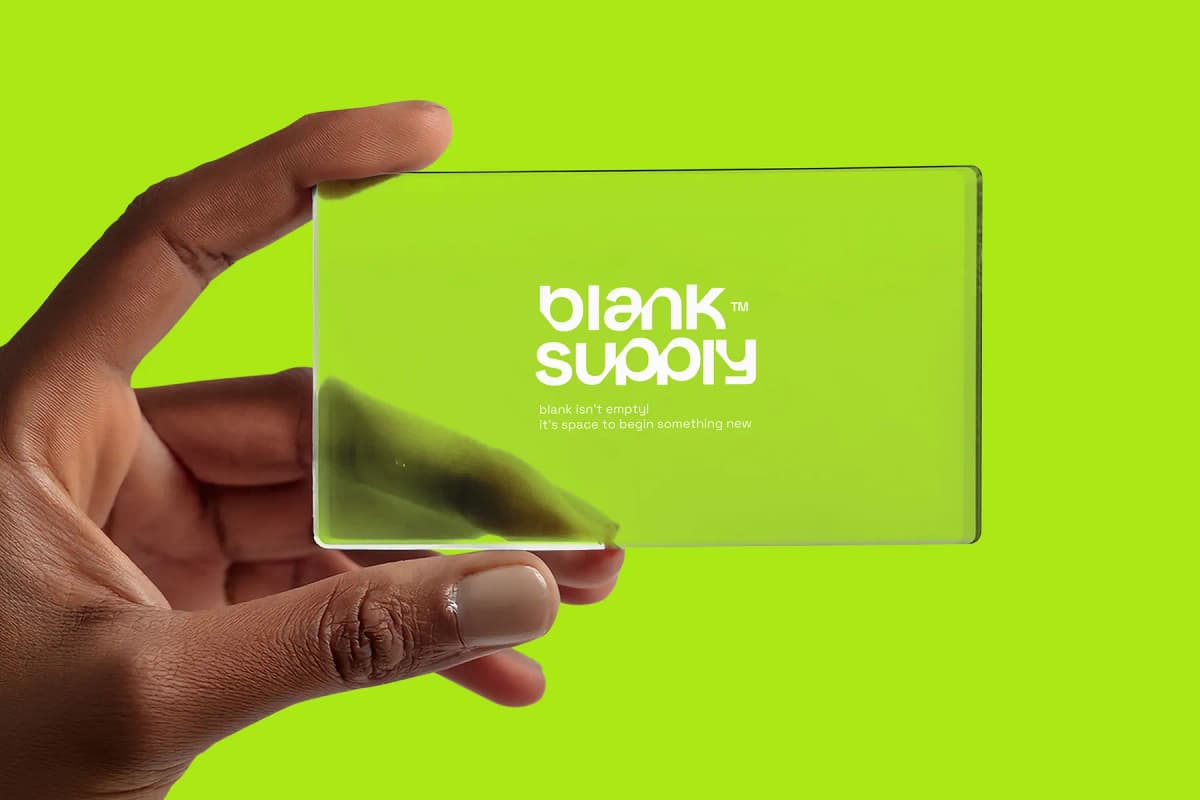 Card Glass Mockup [Blank002]
