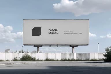 Outdoor Billboard Mockup [Blank001]