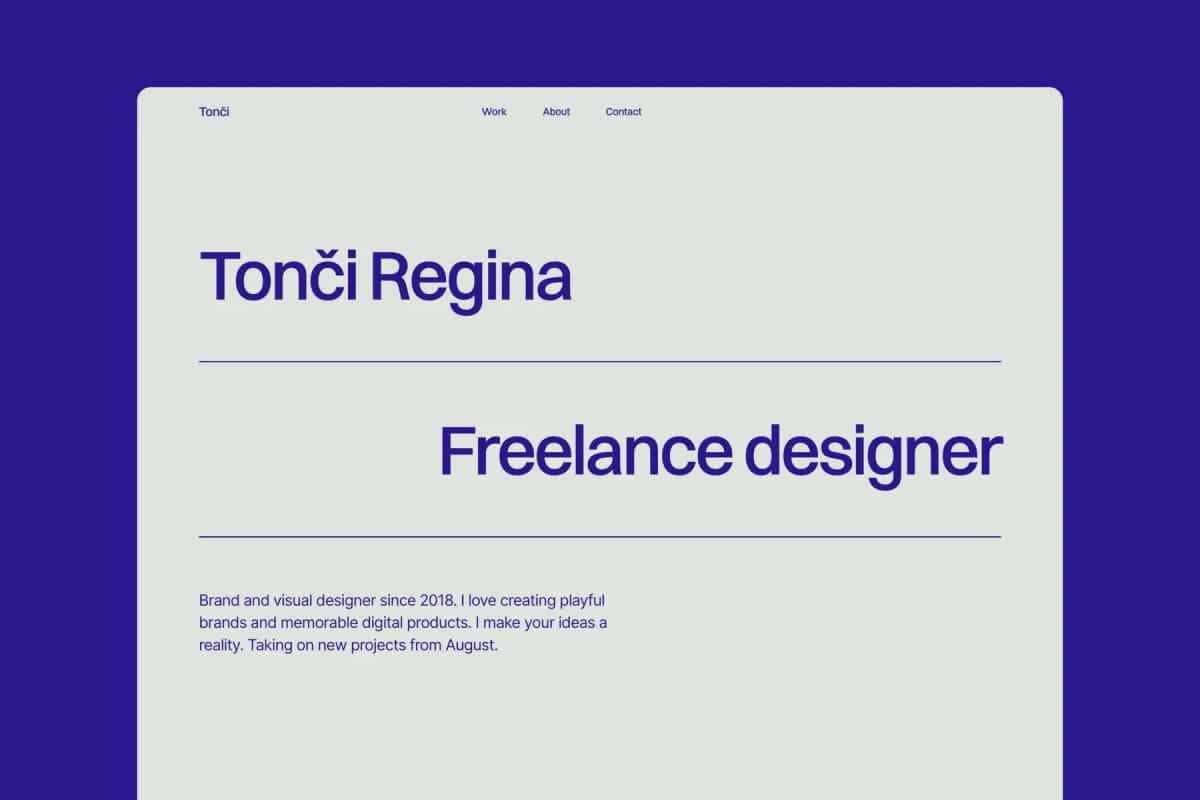 Accent Portfolio · Framer Template [FREE]