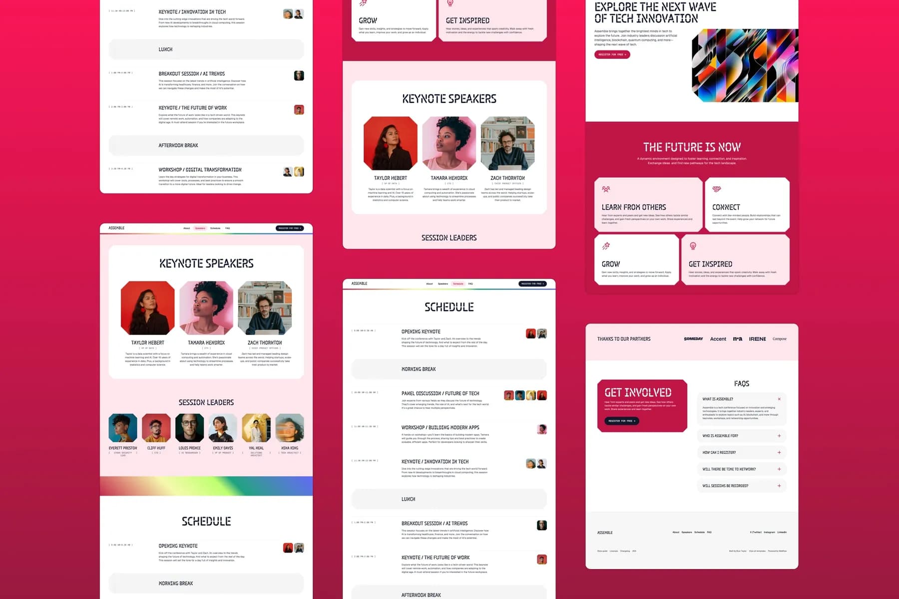 Assemble Event & Conference · Framer Template