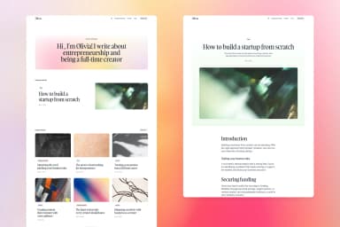 Compose Blog · Framer Template