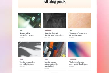 Compose Blog · Framer Template