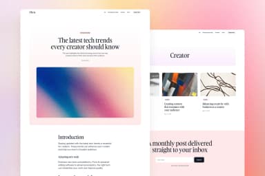 Compose Blog · Framer Template