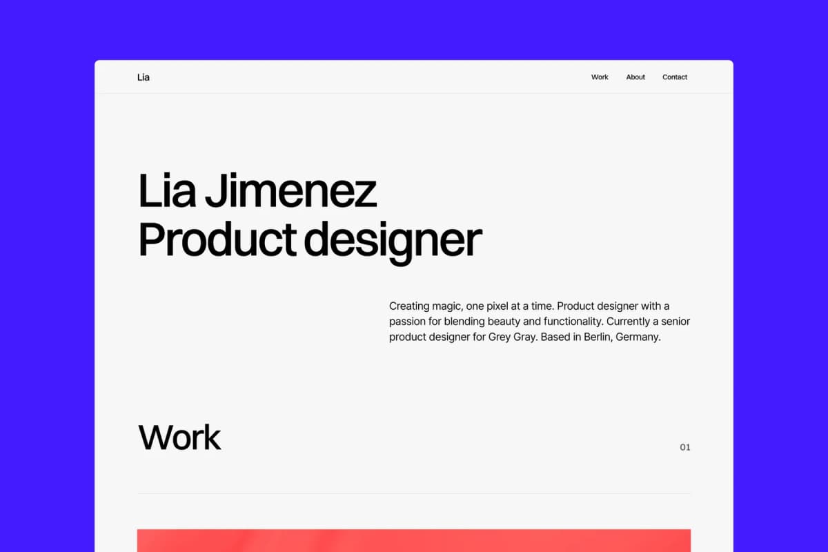 Format Portfolio · Framer Template [FREE]