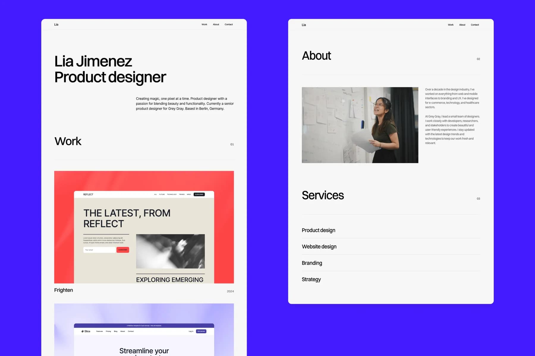 Format Portfolio · Framer Template [FREE]