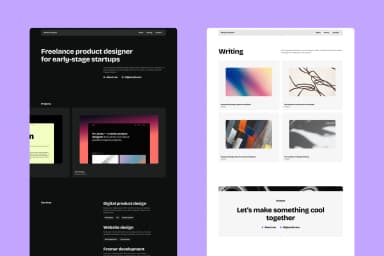 Lucid Portfolio · Framer Template [FREE]