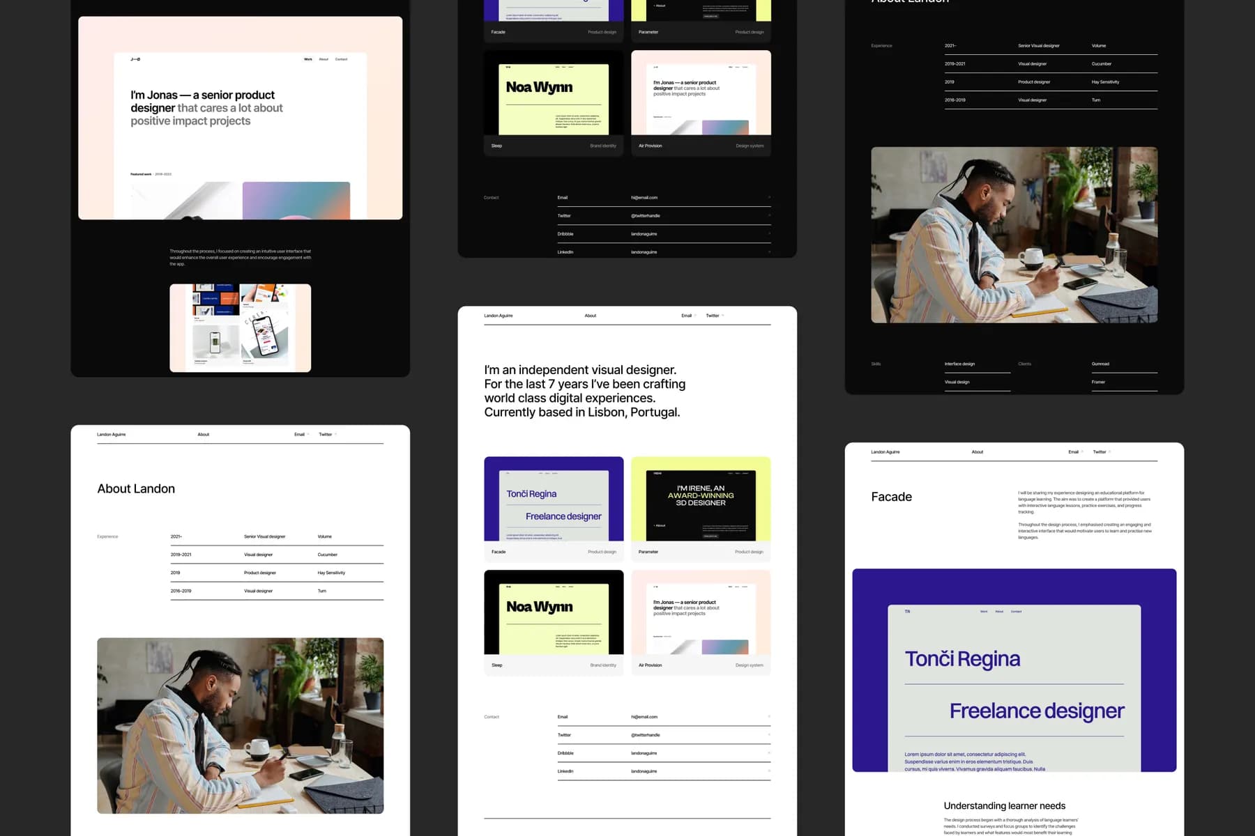 Minimal Design Portfolio · Framer Template