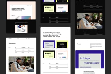 Minimal Design Portfolio · Framer Template