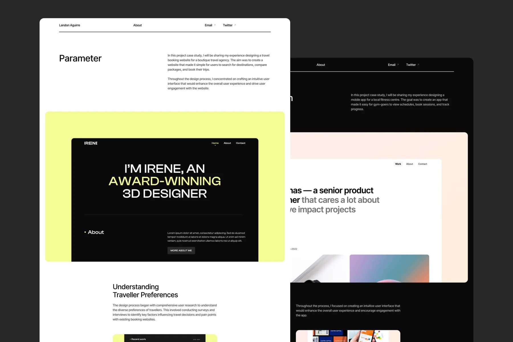 Minimal Design Portfolio · Framer Template