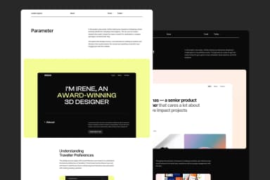 Minimal Design Portfolio · Framer Template