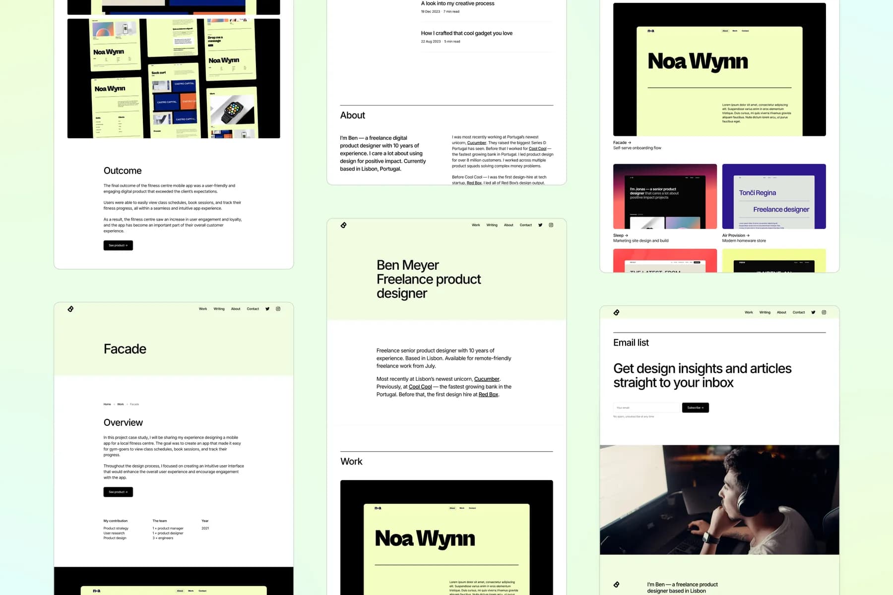 Sharp Portfolio · Framer Template [FREE]