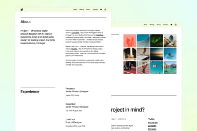 Sharp Portfolio · Framer Template [FREE]