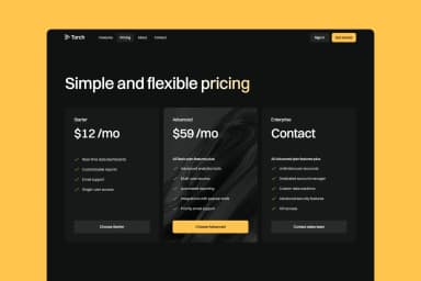 Torch SaaS · Framer Template