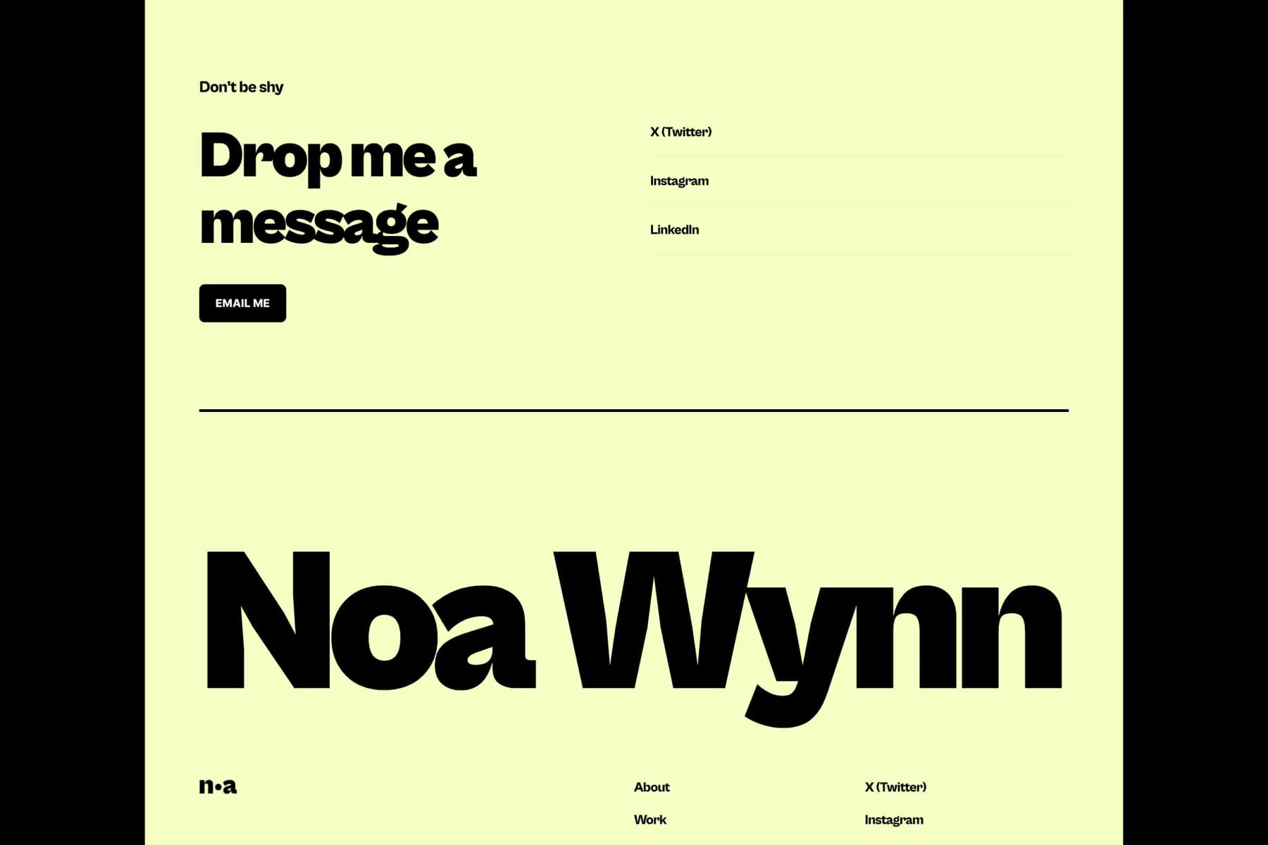 Wynn Portfolio · Framer Template [FREE]