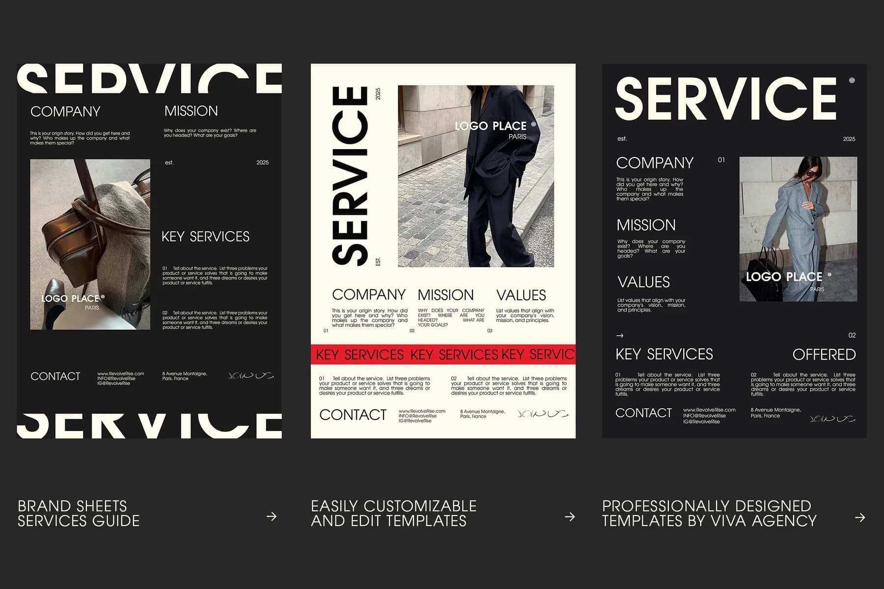 Brand Sheets & Service Guide