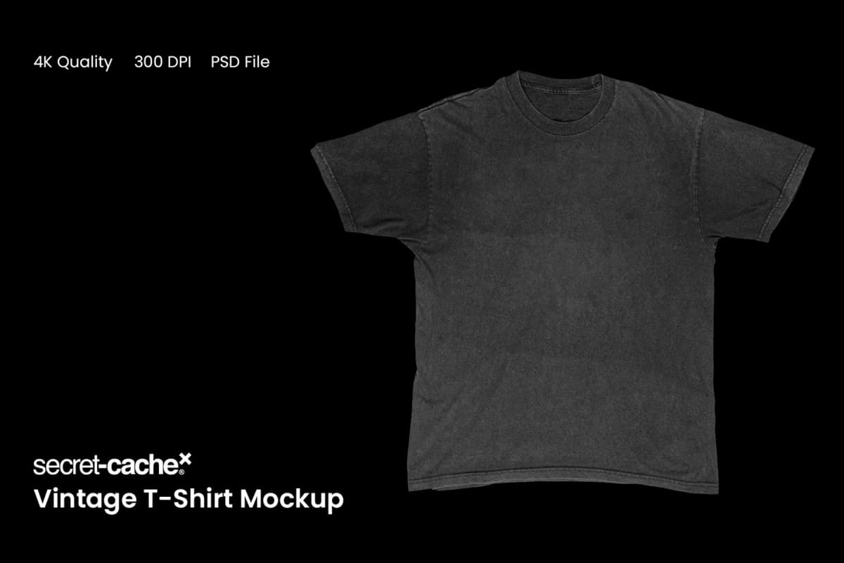 Vintage T-Shirt Mockup